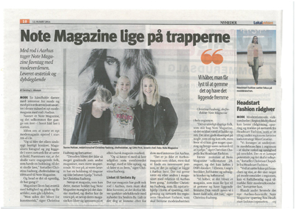 NOTE Magazine I Lokal Avisen Aarhus