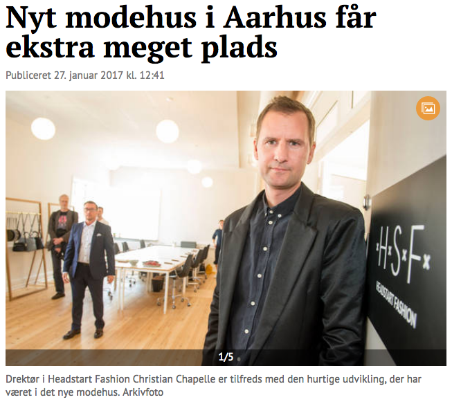 Stiften:Nyt Modehus I Aarhus Får Ekstra Meget Plads